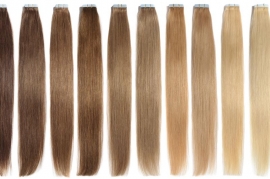 extension de cheveux adhésive double face