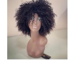 Curly virgin wig