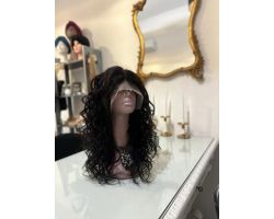 Wavy virgin color wig