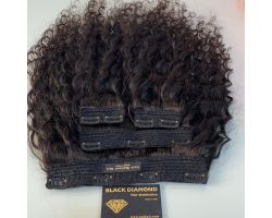 Natural Curly Virgin Hair Clips
