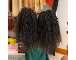 Cheveux bouclés Afro/Tissus résistants