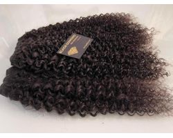 Cabello virgen rizado afro