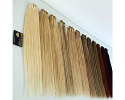 Capelli colorati lisci 