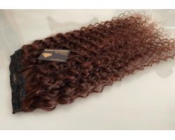 Clipes de cabelo afro-encaracolados