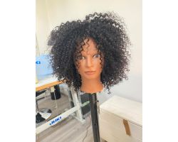 Perruque afro vierge de couleur