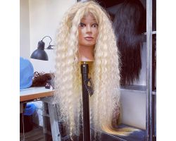 Platinum blonde wig