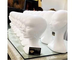 Polystyrene heads