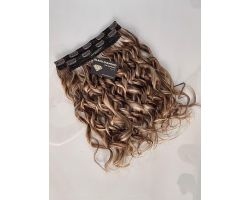 Capelli Clips shatush e meches ondulato