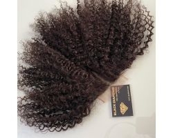 Super toupet afro bouclé de couleur vierge