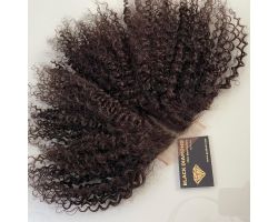 Virgin color afro curly super toupee