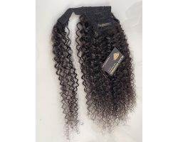 CAUDA COM VELCRO COR VIRGEM CURLY AFRO