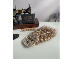 QUEUE ÉLASTIQUE DE COULEUR BOUCLÉ ​​NATUREL