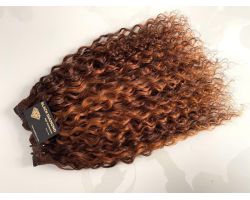 COLA CON PINZA SHATUSH Y MECHAS RIZADAS NATURALES