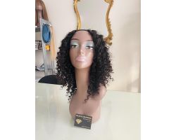 U WIG COULEUR VIERGE NATURELLE BOUCLÉE